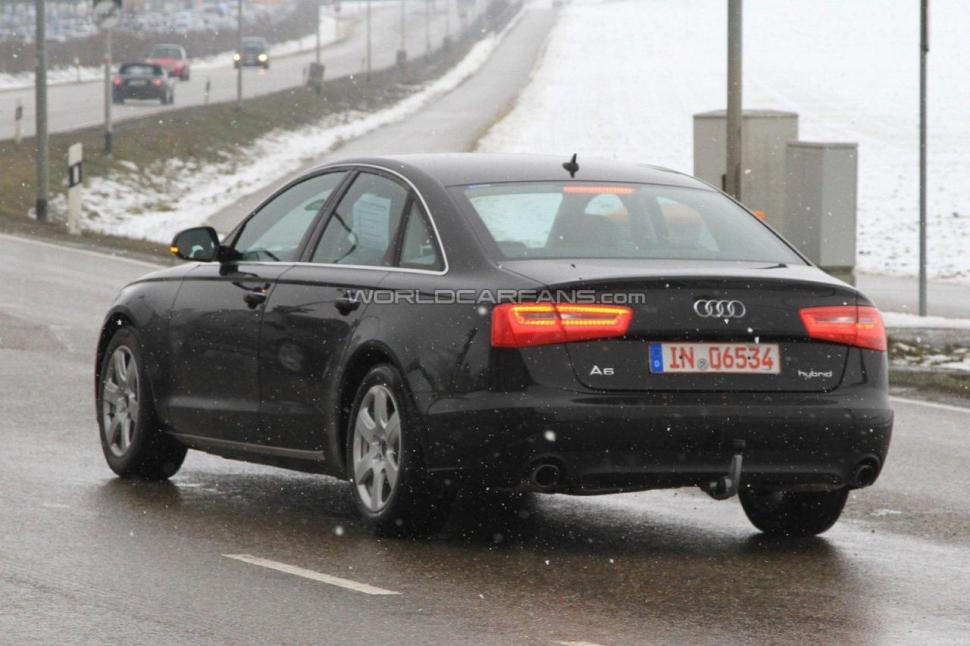 Audi A6 Hybrid 2012, fotografiat pentru prima oară pe un drum public 88579