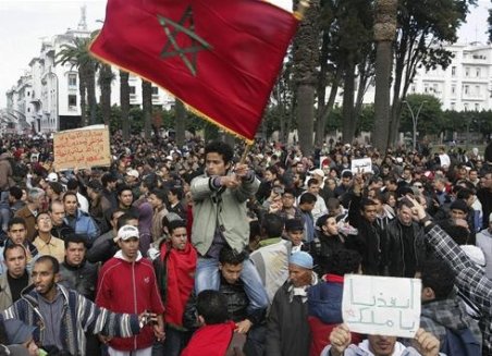 Cinci cadavre carbonizate au fost găsite într-o bancă incendiată în timpul protestelor din Maroc