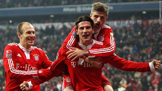 Liga Campionilor: Mario Gomez aduce victoria lui Bayern în minutul 90 la Milano