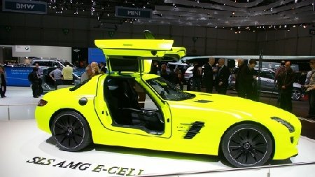 Premiile TopGear Geneva - 2011: Mercedes-Benz SLS AMG E-Cell