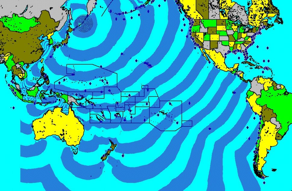 Alertă de tsunami pentru cel puţin 20 de ţări, în urma seismului din Japonia