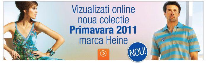 QUICK 24 prezintă catalogul virtual Primăvara 2011 de la Heine. Chic, romantică şi plină de culoare – moda primăverii inspiră optimism! 90378