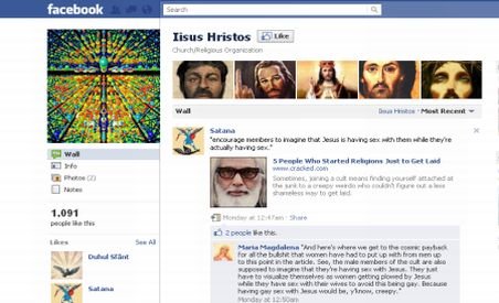 Iisus Hristos de pe Facebook ascultă black metal şi este prieten cu Satana