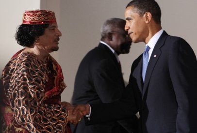 Gaddafi îi scrie preşedintelui american Barack Obama