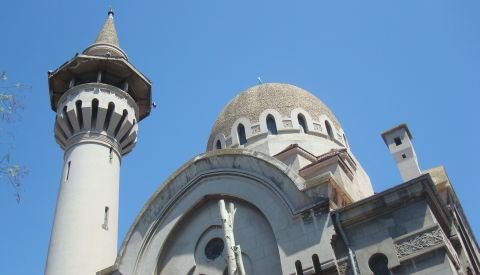 Constanţa. Turişti români blocaţi în turnul moscheii Carol I