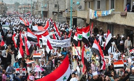 După modelul Cairo, protestatarii din Siria cer demisia preşedintelui al-Assad