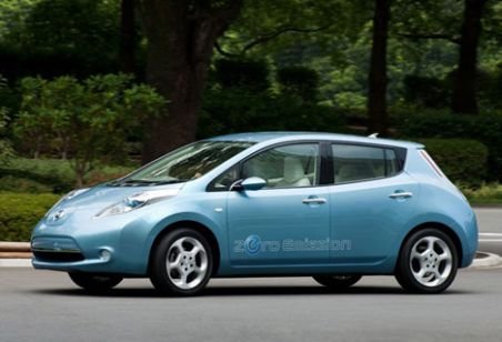 Automobilul electric Nissan Leaf, maşina anului în 2011