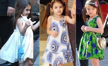 Fetiţa de cinci ani a lui Tom Cruise, pe locul 21 în lume ca stil vestimentar