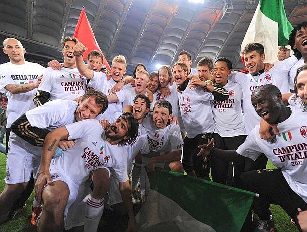 AC Milan a remizat la Roma şi a cucerit primul Scudetto după şapte ani