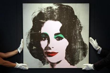 Portret al lui Elizabeth Taylor realizat de Andy Warhol, vândut cu 26,9 milioane de dolari