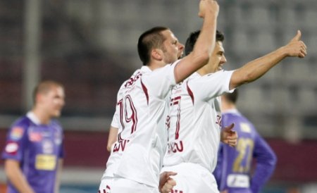Rapid învinge Universitatea Cluj, scor 2-1, şi intră în Europa League, după trei ani