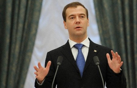 Medvedev este împotriva unei rezoluţii ONU care să permită recursul la forţă în Siria