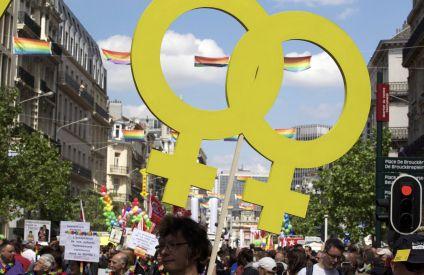 Sute de oameni au participat la parada homosexualilor din Brazilia, pentru a-şi cere drepturile