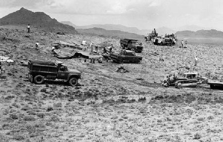 Imagini inedite din Zona 51: National Geographic publică poze de la prăbuşirea în 1963 a unui avion de spionaj 96305