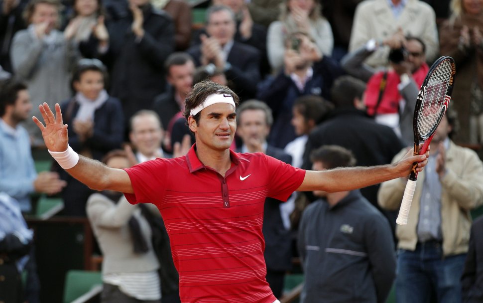 Roger Federer îl va întâlni pe Novak Djokovic în semifinalele de la Roland Garros