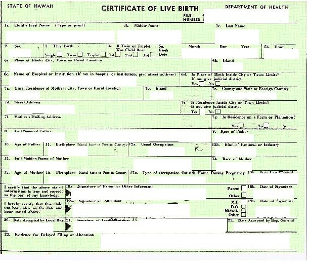 Expert CIA: Certificatul de naştere al lui Obama este fals