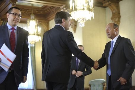Băsescu: I-am spus lui Crin Antonescu un lucru esenţial - că va rămâne în opoziţie până în 2016
