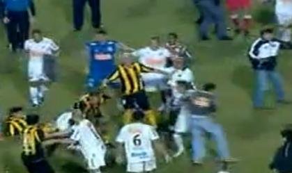 Finala Copei Libertadores s-a încheiat cu o bătaie în toată regula între jucători