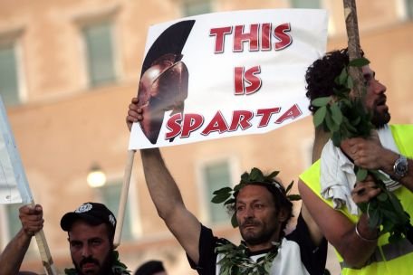 Grecia. Spartanii au protestat împotriva măsurilor de austeritate adoptate de Guvern