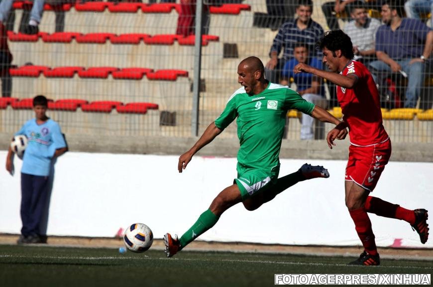 Zi istorică pentru fotbalul palestinian: Echipa naţională a jucat primul meci de calificare pe teren propriu