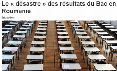 „Măcelul” de la BAC, în presa franceză: Rezultatele sunt ruşinoase. Elevii, campioni la trişat