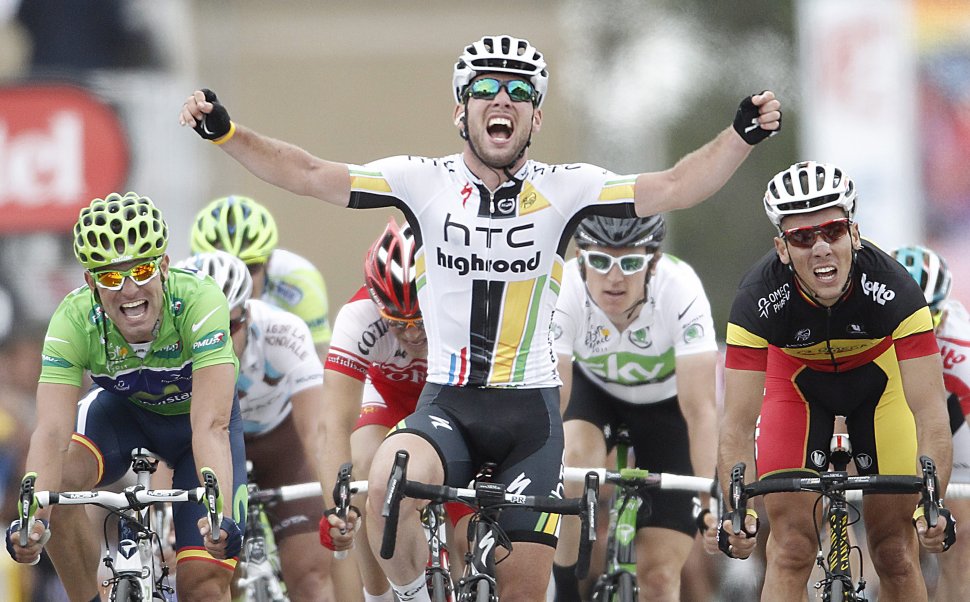 Mark Cavendish a câştigat etapa a 5-a din Turul Franţei. Hushovd rămâne în galben