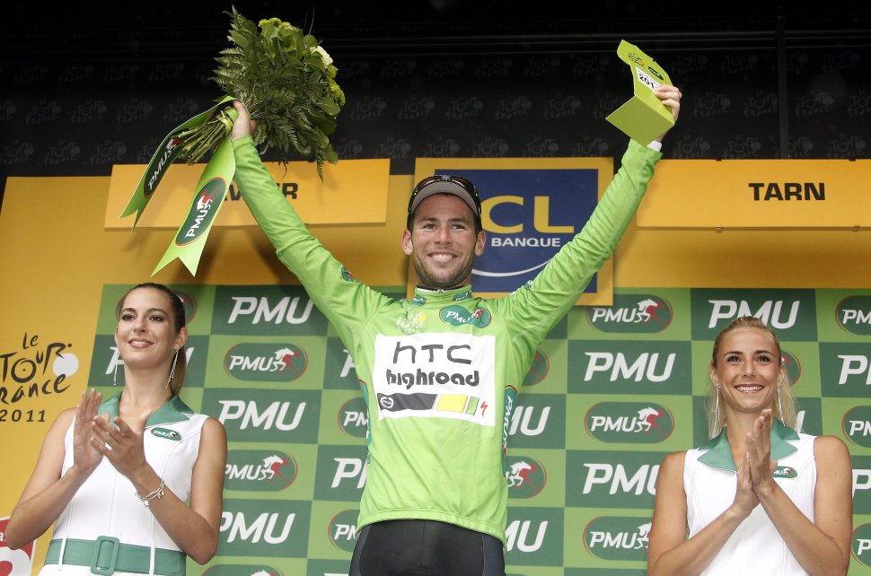 Mark Cavendish s-a impus în etapa a 11-a din Turul Franţei şi a preluat tricoul verde