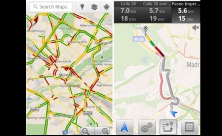 Nou serviciu Google: Informaţii în timp real din traficul european