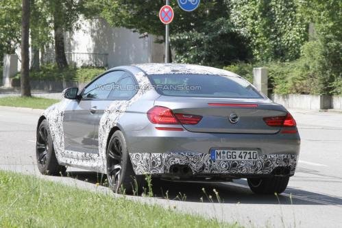 BMW M6 2012, surprins în imagini spion