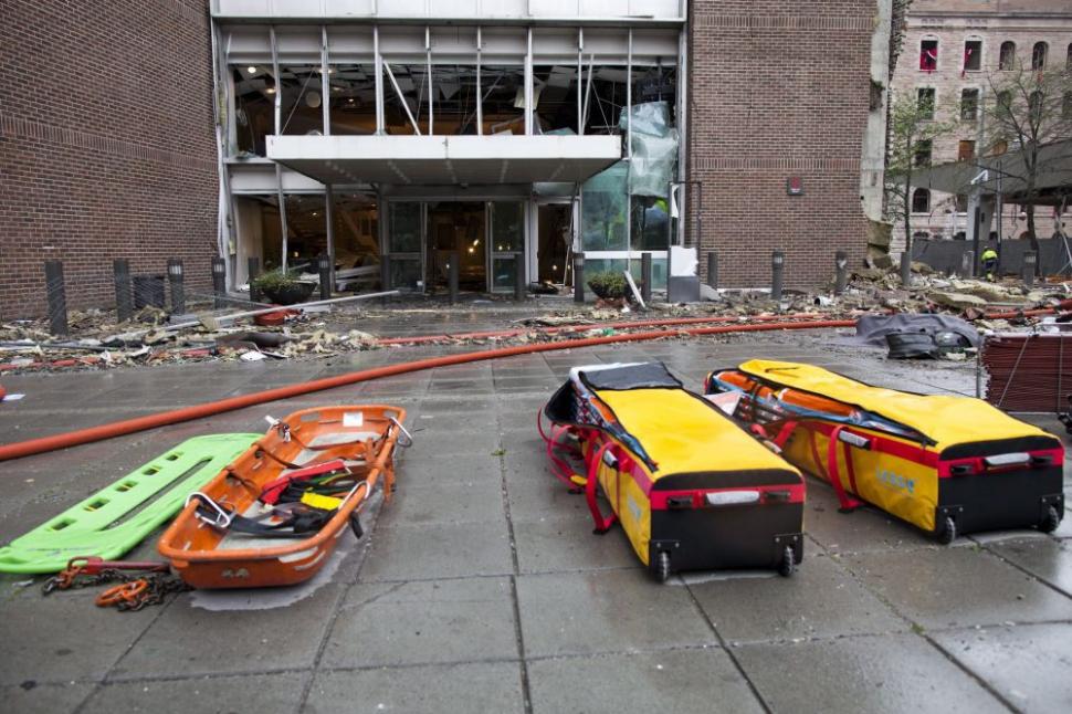 GALERIE FOTO. Imagini şocante de la Oslo, după atentatul de vineri 102186