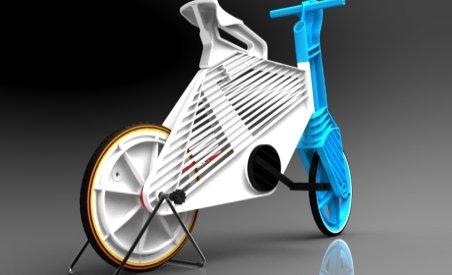 &quot;Frii&quot; - bicicleta eco construită din materiale plastice reciclabile