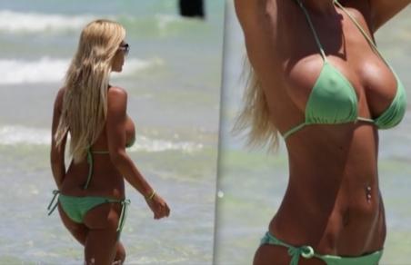 Plajele din Miami, invadate de celebrităţi în bikini