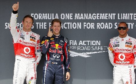 Formula 1. Sebastian Vettel câştigă al optulea pole position al acestui sezon