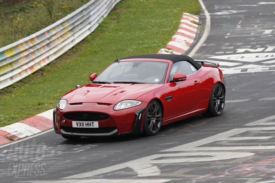 Jaguar XKR-S Cabrio, aproape de realitate. Imagini spion cu noua decapotabilă a britanicilor 104601