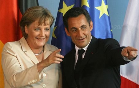 Liderii Franţei şi Germaniei vor un &quot;guvern economic comun&quot; pentru zona euro în toate statele zonei