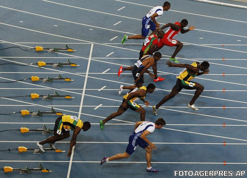 Surpriză uriaşă la CM de Atletism: Usain Bolt a greşit startul la 100 de metri şi a fost descalificat
