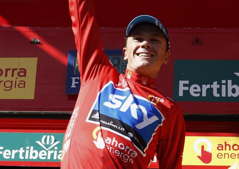 Chris Froome preia tricoul roşu în Vuelta, după contratimpul din etapa a 10-a