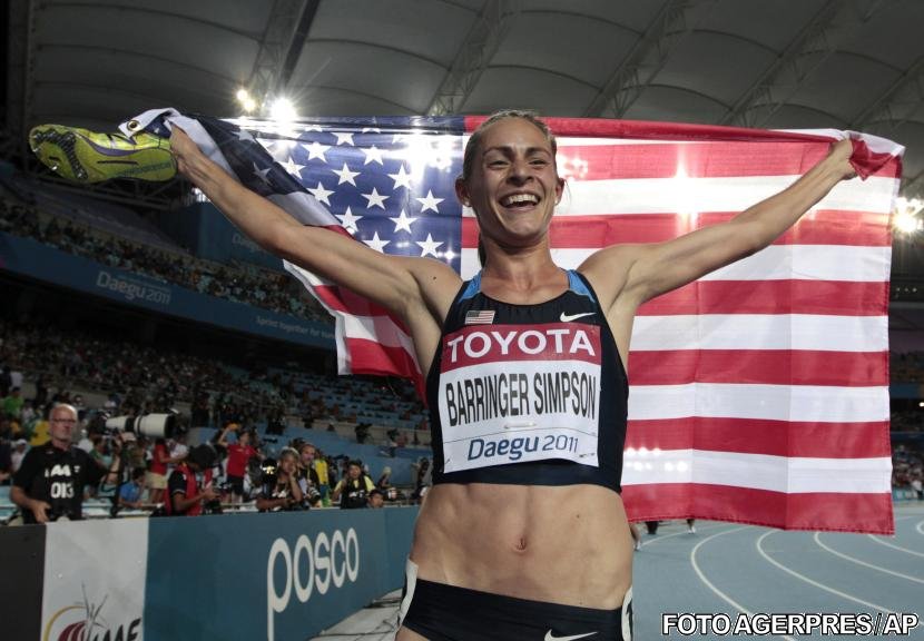 CM de atletism: Americanca Jenny Simpson a câştigat surprinzător finala feminină la 1.500 de metri