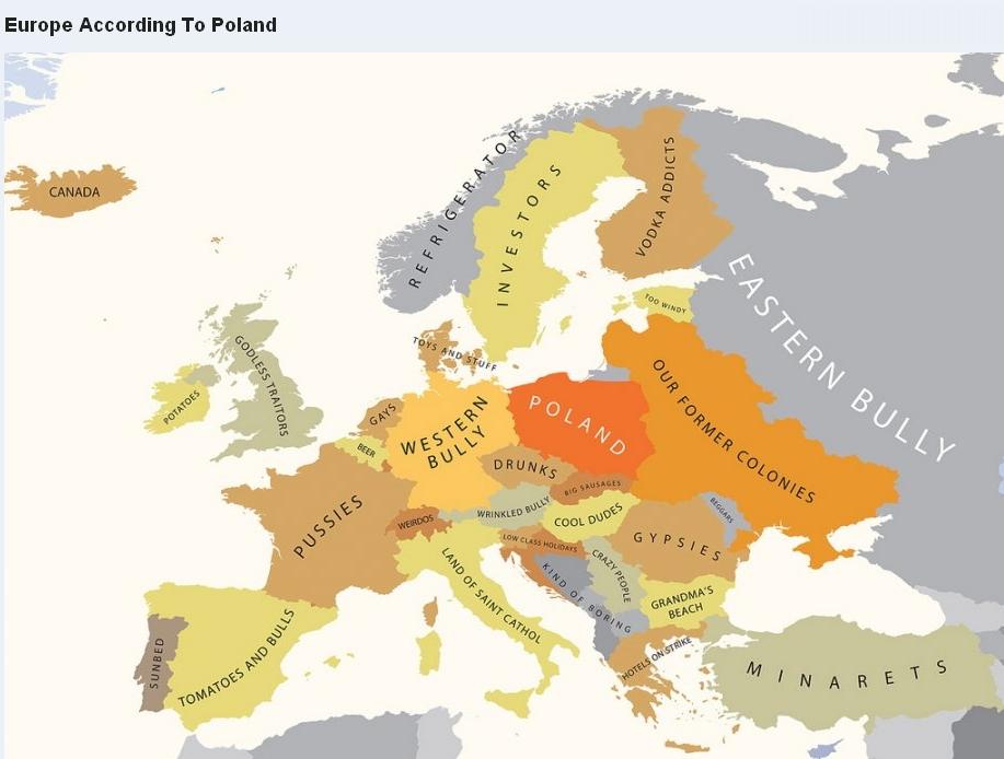 Harta stereotipurilor: România, ţara vandalilor şi a ţiganilor. Suedezii, un popor de perverşi. Bulgarii, retardaţi 106590