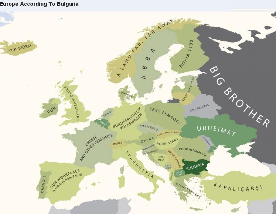 Harta stereotipurilor: România, ţara vandalilor şi a ţiganilor. Suedezii, un popor de perverşi. Bulgarii, retardaţi 106591