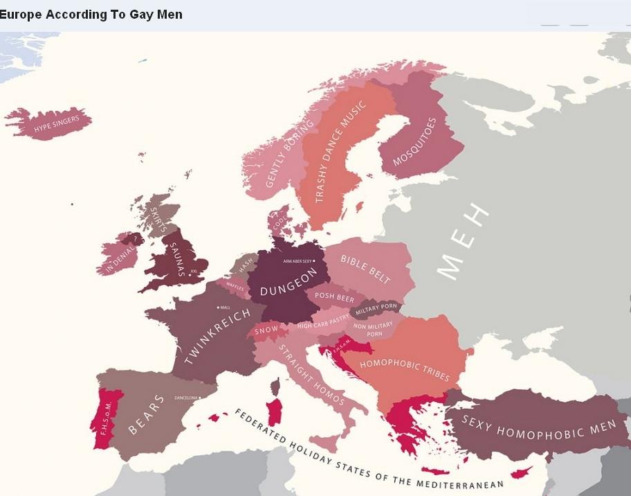 Harta stereotipurilor: România, ţara vandalilor şi a ţiganilor. Suedezii, un popor de perverşi. Bulgarii, retardaţi 106592