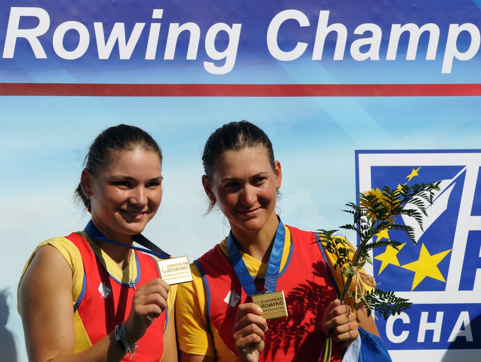 România, campioană europeană la canotaj în proba de dublu rame fără cârmaci feminin