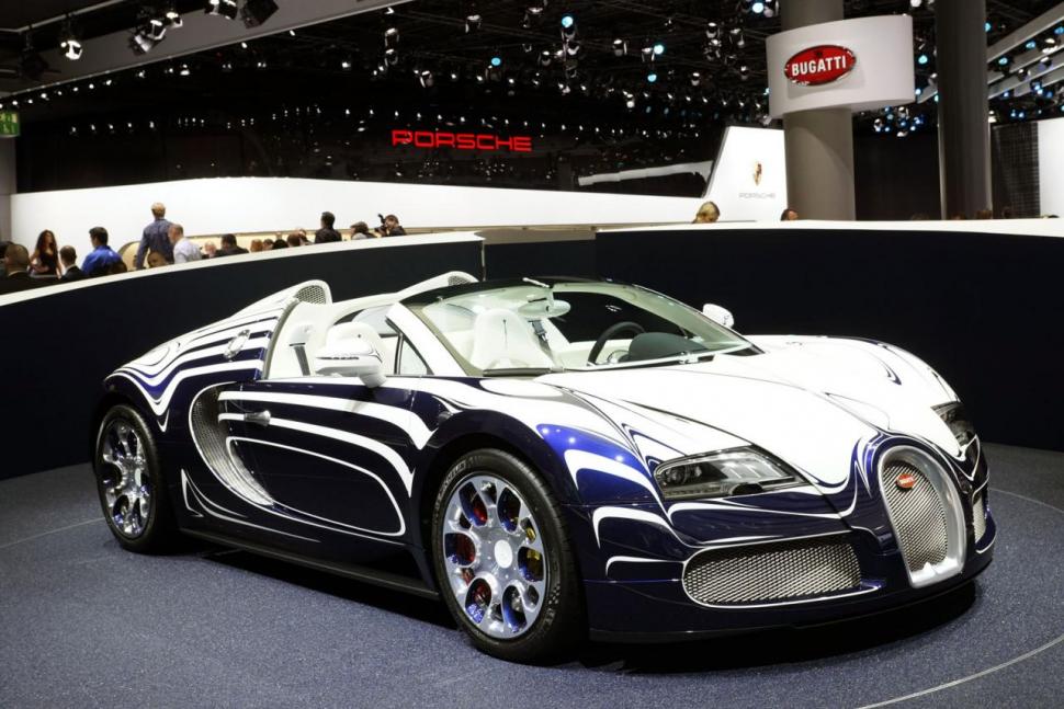 Bugatti Veyron Grand Sport L'Or Blan, un model la care s-a folosit portelanul, expus la Frankfurt 108153