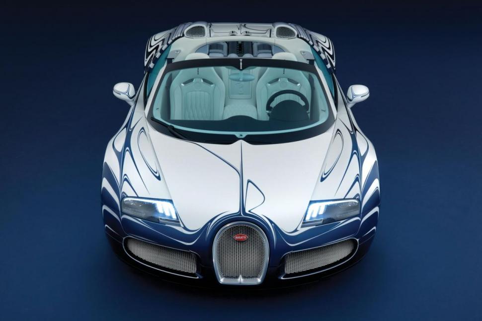 Bugatti Veyron Grand Sport L'Or Blan, un model la care s-a folosit portelanul, expus la Frankfurt 108155