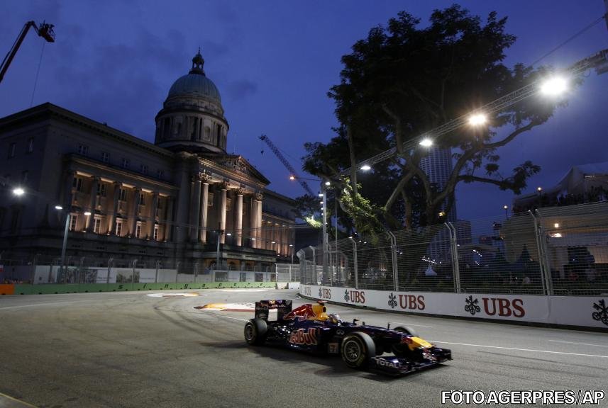 Sebastian Vettel va pleca din pole position în Singapore