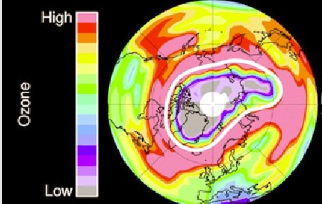 NASA a descoperit o nouă gaură în stratul de ozon, deasupra Polului Nord