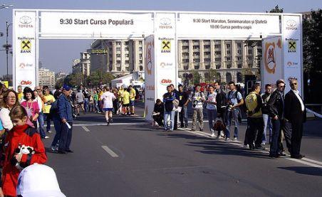 Peste 6.000 de concurenţi au alergat, duminică, la Maratonul Internaţional al Bucureştiului