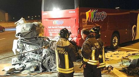 Autocarul echipei AC Torino, implicat într-un accident rutier soldat cu moartea a două persoane