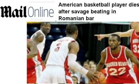 „Ce se întâmplă cu oamenii din România?” Reacţii la moartea baschetbalistului american Chauncey Hardy