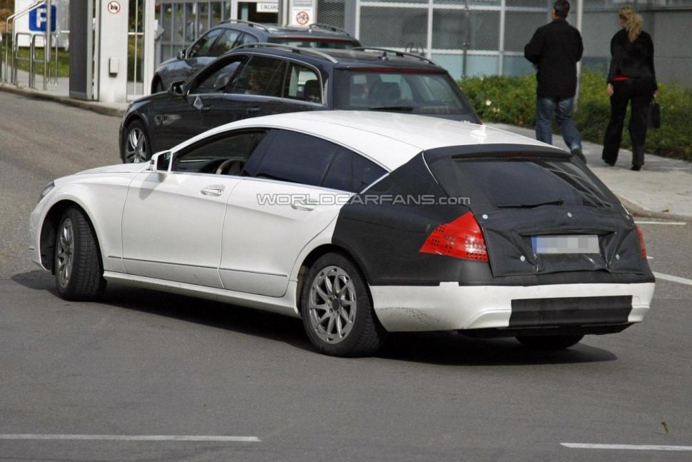Mercedes-Benz CLS Shooting Brake 2012, în primele fotografii spion 111299